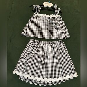 Monochrome Gingham 2 piece set!